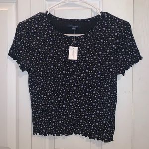 American Eagle floral print top